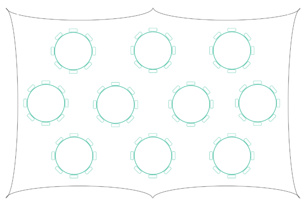 2838 Capri Marquee Table Plan